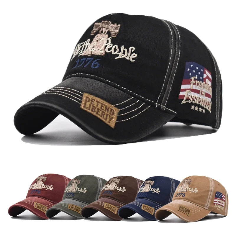 Men Women Cotton Embroidered Letter Printed Baseball Cap