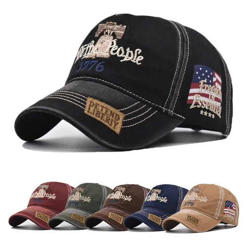 Men Women Cotton Embroidered Letter Printed Baseball Cap