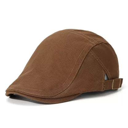 Men Light Board Solid Color Newsboy Caps British Painters Hats