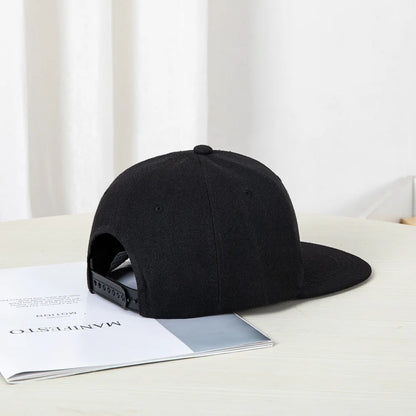 Hip Hop Style Baseball Cap With A Flat Top Color Patching Letter Embroidery Suitable For Both