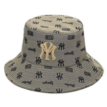 Unisex Letter Embroidery Fisherman Hat Women Summer Hat Men Trend Bucket Hats