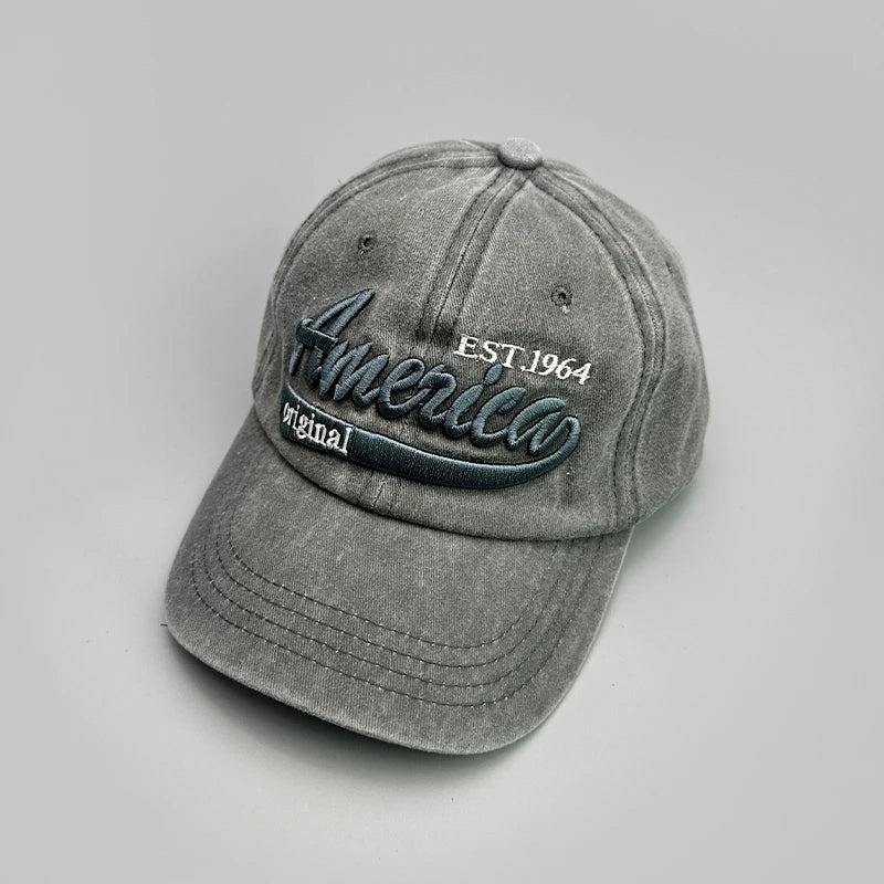 Personal American Letter Embroidery Baseball Hats