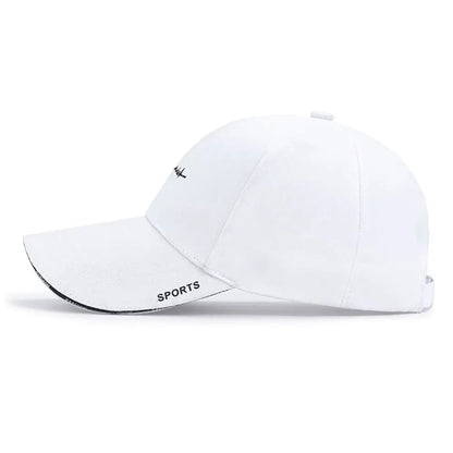 Breathable Sun Hats Cotton Solid Color Baseball Cap