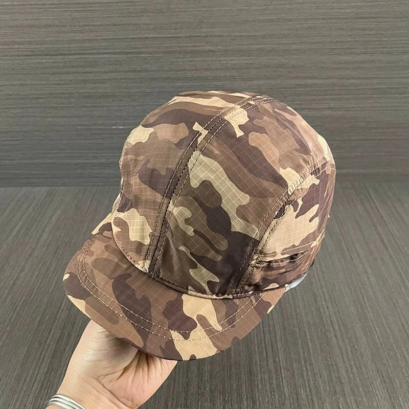 2026 New Summer Fashion Camouflage Plaid Baseball Cap