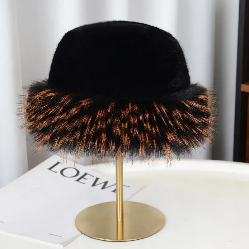 Winter Plush Fisherman Hat For Women