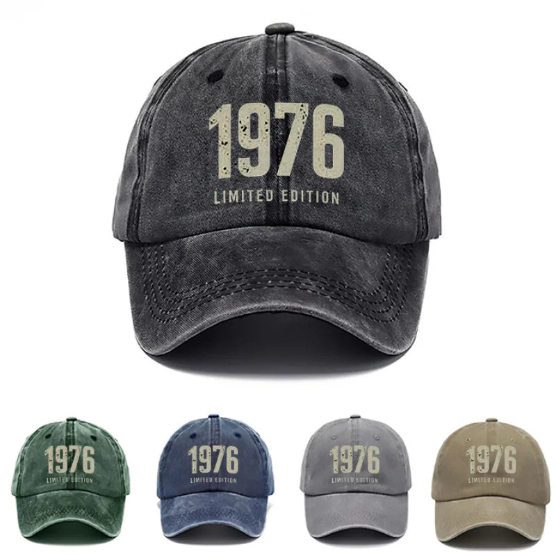 Retro Style 1976 Printed Baseball Cap