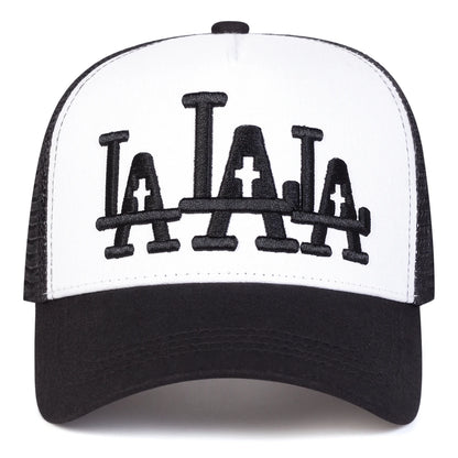 Unisex LA Cross Embroidery Baseball Caps Spring and Summer Outdoor