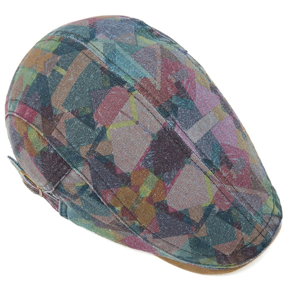 Vintage Artist Painter Beret Hat 100% Cotton Ivy Flat Cap