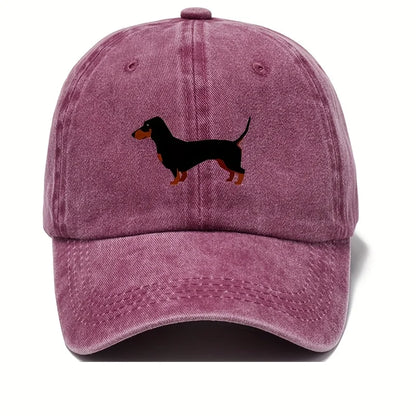 Retro Dachshund Baseball Cap For Both Men And Women