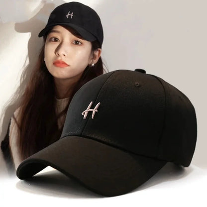 Mens Embroidery H Letter Printed Quick-Drying Fishing Hiking Sunhat Women Golf Baseball Cap