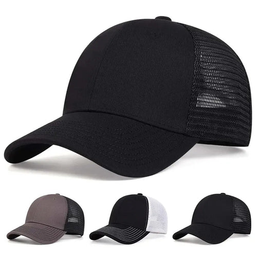 Unisex 8 Lines On The Brim Of The Hat Baseball Net Caps