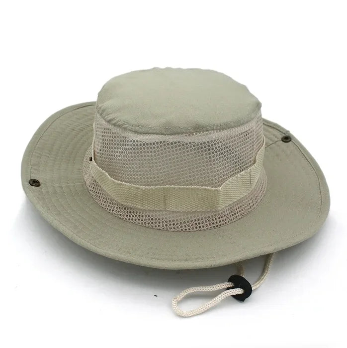 Men & Women Sun Hat Camouflage Cap Outdoor Sports Sun Bucket Cap 60cm