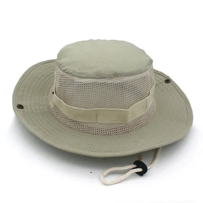 Men & Women Sun Hat Camouflage Cap Outdoor Sports Sun Bucket Cap 60cm