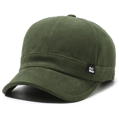 Short Brim Baseball Cap Korean Style Fashion Simple Duckbill Hat