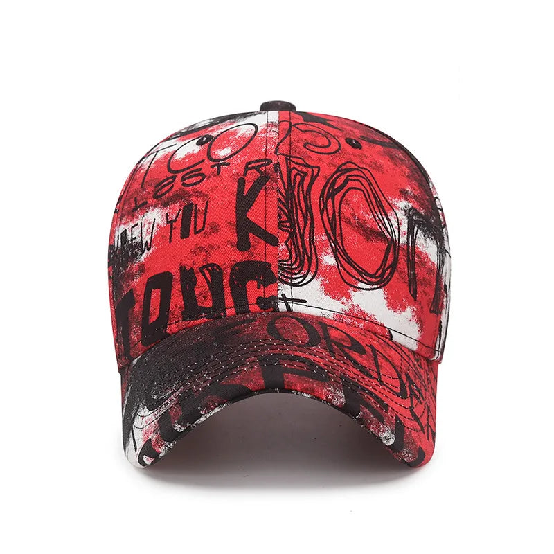 New Cool Fashion Graffiti Women Men Caps Hat Female Male