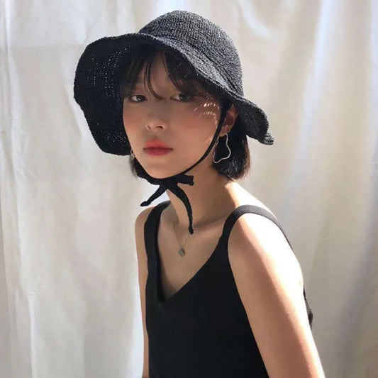 Foldable Breathable Sunscreen Basin Cap Summer Women Visors