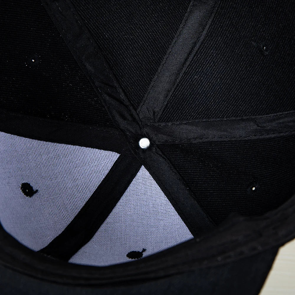 Hip Hop Style Baseball Cap With A Flat Top Color Patching Letter Embroidery Suitable For Both