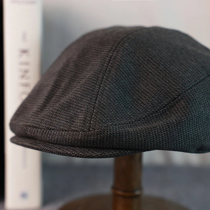 Retro Wool England Style Men Beret Hat Spring Autumn
