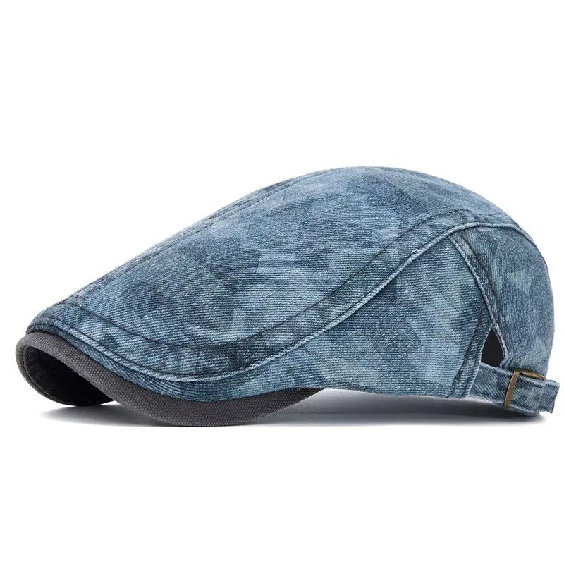Four Seasons Cotton Print Newsboy Caps Flat Cap