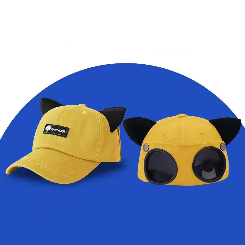 Unisex Summer Baseball Caps With Glasses Aviator Hat