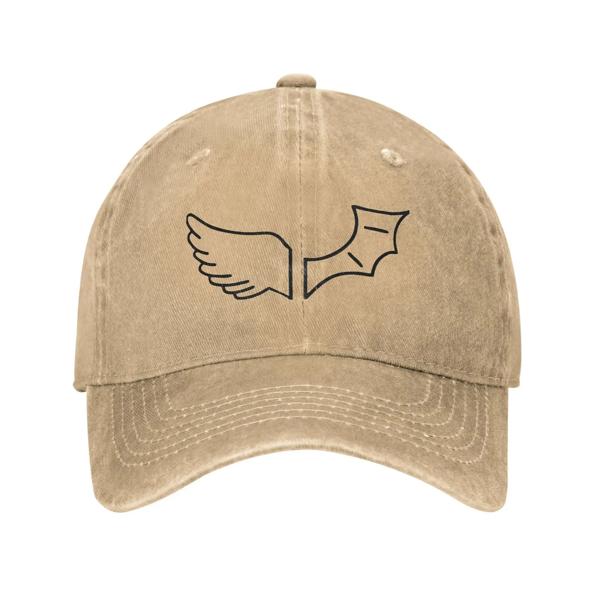 Wings Unisex Baseball Cap Distressed Denim Hats