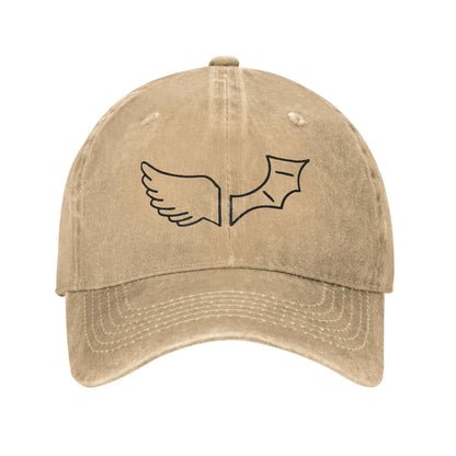 Wings Unisex Baseball Cap Distressed Denim Hats