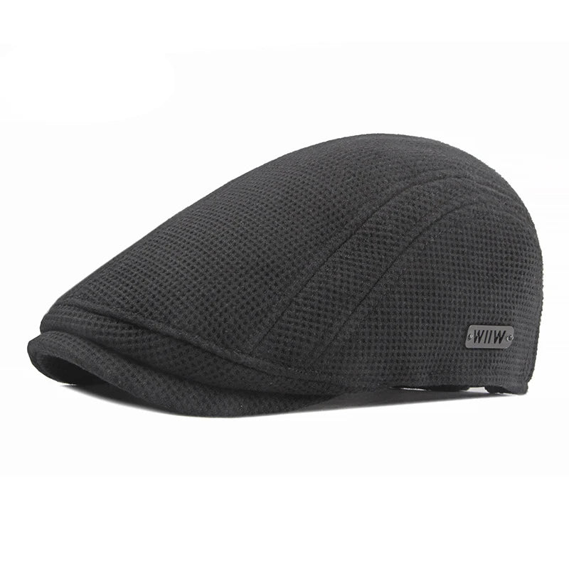 Autumn Winter Men's Berets Hat Warm Knitting Visors