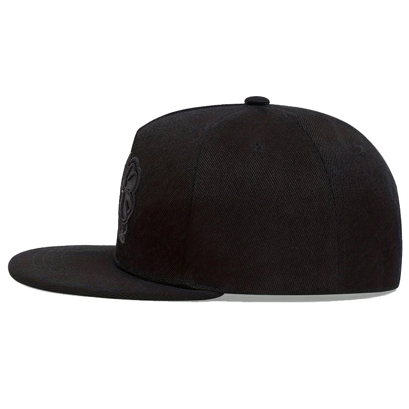 Unisex Clover Embroidery Hip-hop Hats Spring Autumn