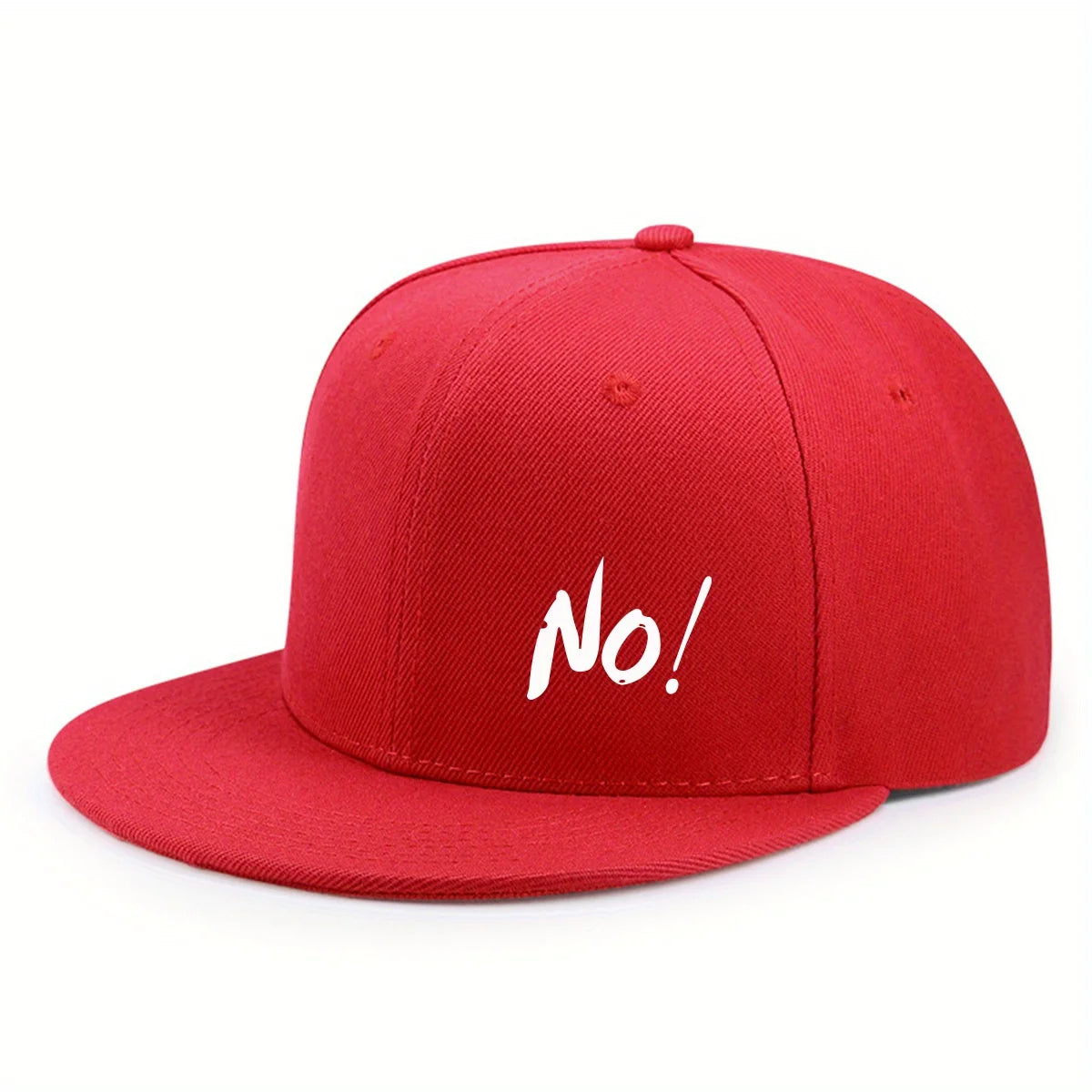 Printing Logo NO! Outdoor Fun Ctional Casual Flat Brimmed Baseball Hat Men's And Women Cap