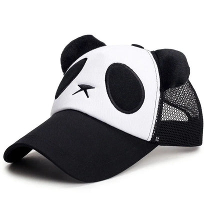 Summer Cute Panda Baseball Caps For Men Women Cotton Hip Hop Sun Protection Boys Girls Outdoor