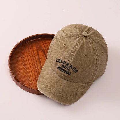 Embroidery Letter Children Baseball Cap Fashion Retro Kids