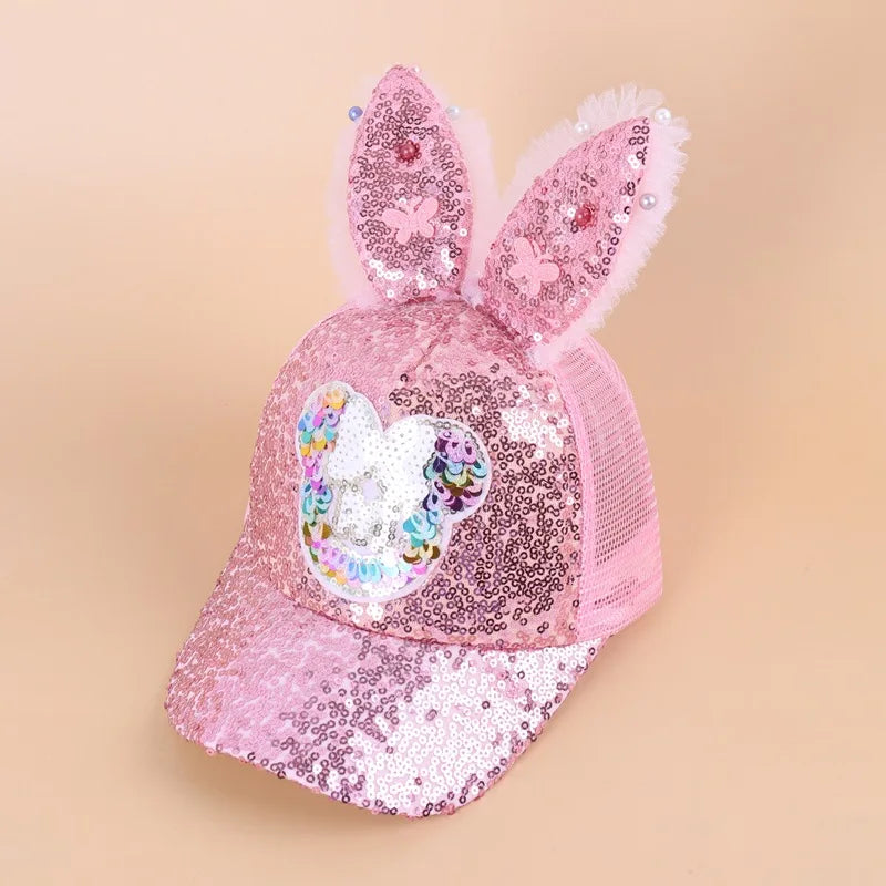 New Cartoon Children Baseball Cap Kids Girls Sun Hat Adjustable