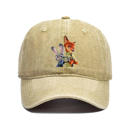 Cartoon Zootopia Three-toedSloth Baseball Cap