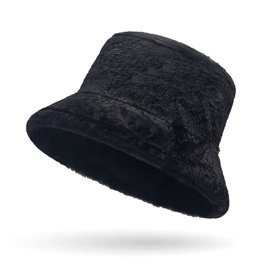 Cozy Faux Fur Bucket Hats Autumn & Winter