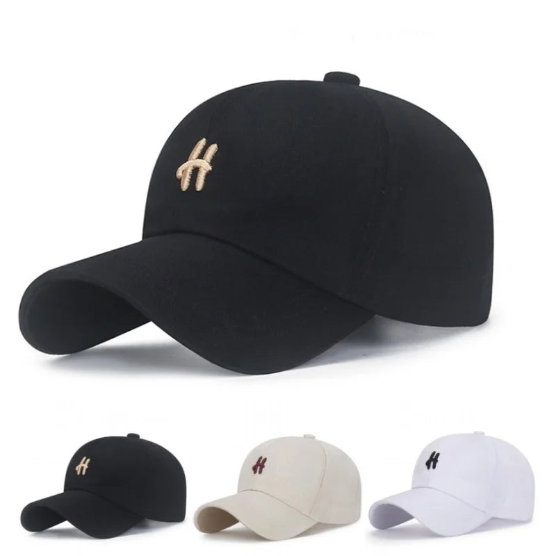 Mens Embroidery H Letter Printed Quick-Drying Fishing Hiking Sunhat Women Golf Baseball Cap