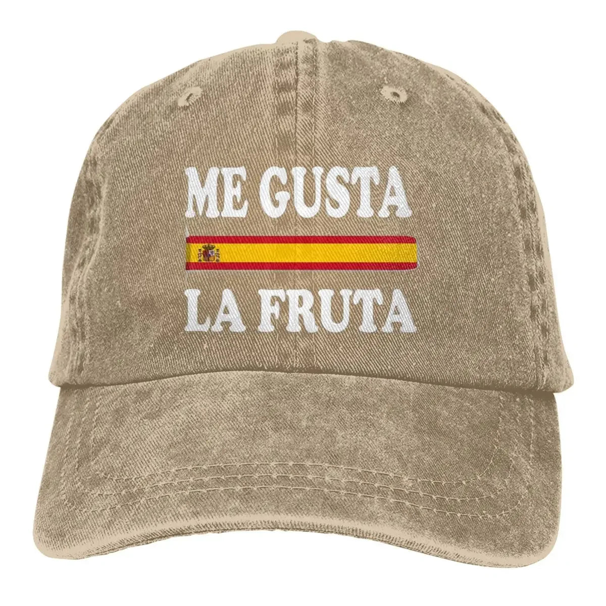 Retro Me Gusta La Fruta Spain Spanish Trucker Hat Men Women