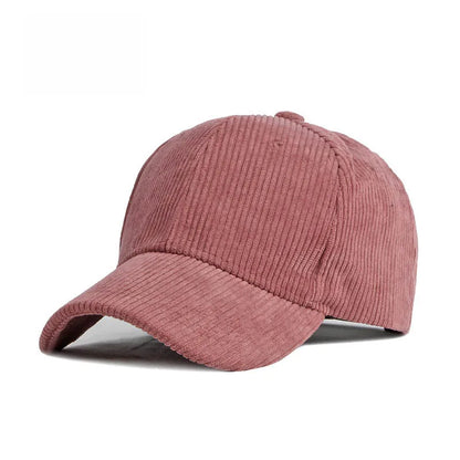 Fashion False Suede Baseball Caps For Men Women Autumn Winter