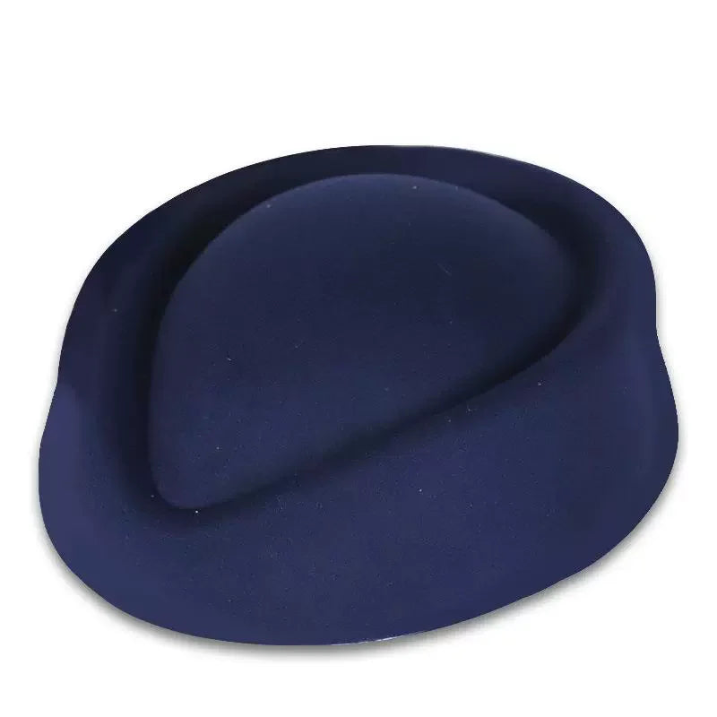 Hepburn Style Black Flat Top Berets Hat Women's French High-End