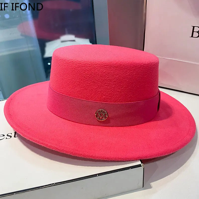 Fedora Hats For Women Fashion Elegant Bowler Dress Caps