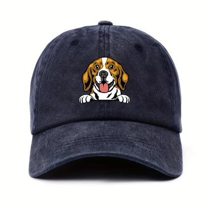 Cute Dog Printed Baseball Hat for Men and Women
