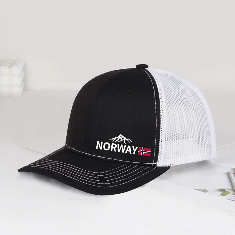 Norway Souvenir Mesh Baseball Hat