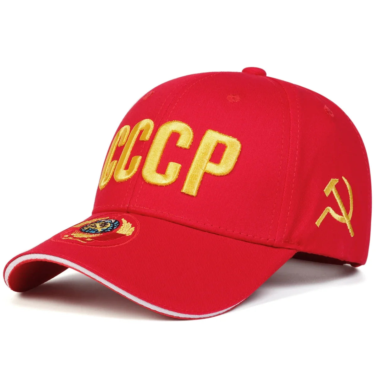 Unisex CCCP Letter Embroidery Baseball Caps Spring and Autumn