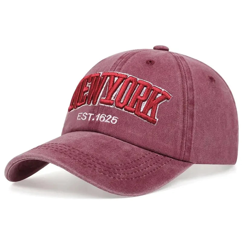 1/6PCS/Set Embroidered Baseball Cap For Women Men Spring Summer