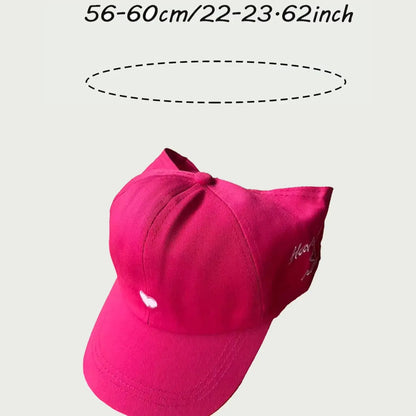 Women's High Ponytail Baseball Cap
