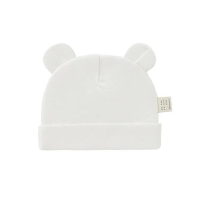 Organic Cotton Newborn Beanie Hat Baby Cap Breathable For 0-6M Infants