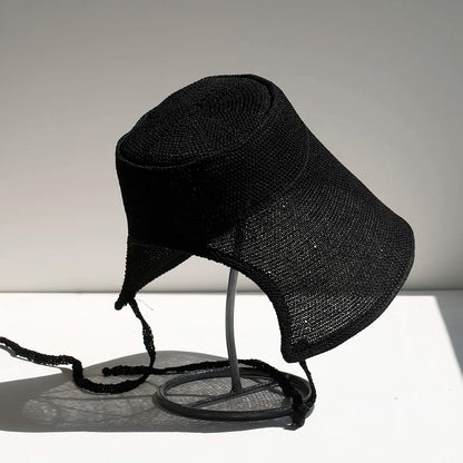 Women Summer Hat Weave Sun Hat Travel Cap