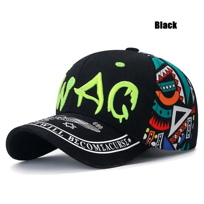 New Casual Fashion Letter Embroidery Printing Baseball Cap Outdoor