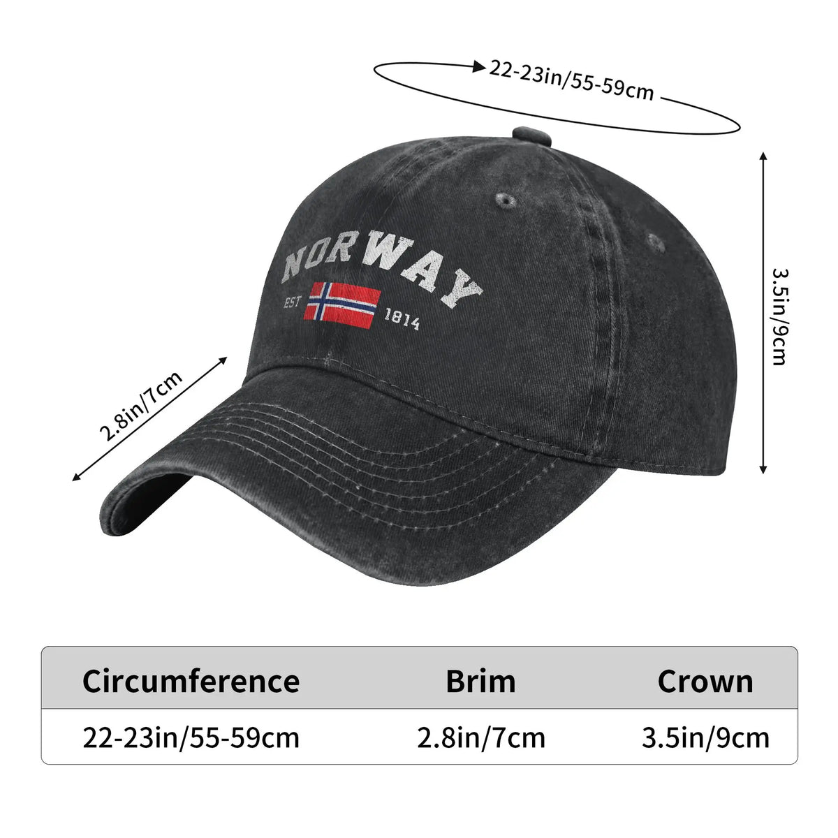 Flag Independence Day Sun Baseball Cap