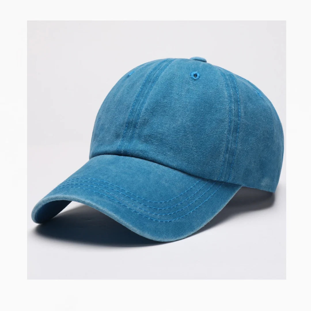 Baseball Cap Washed Cotton Men Women Snapback Hat