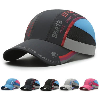 Summer Brand Men Sport Running Mountain Sweat Baseball Cap
